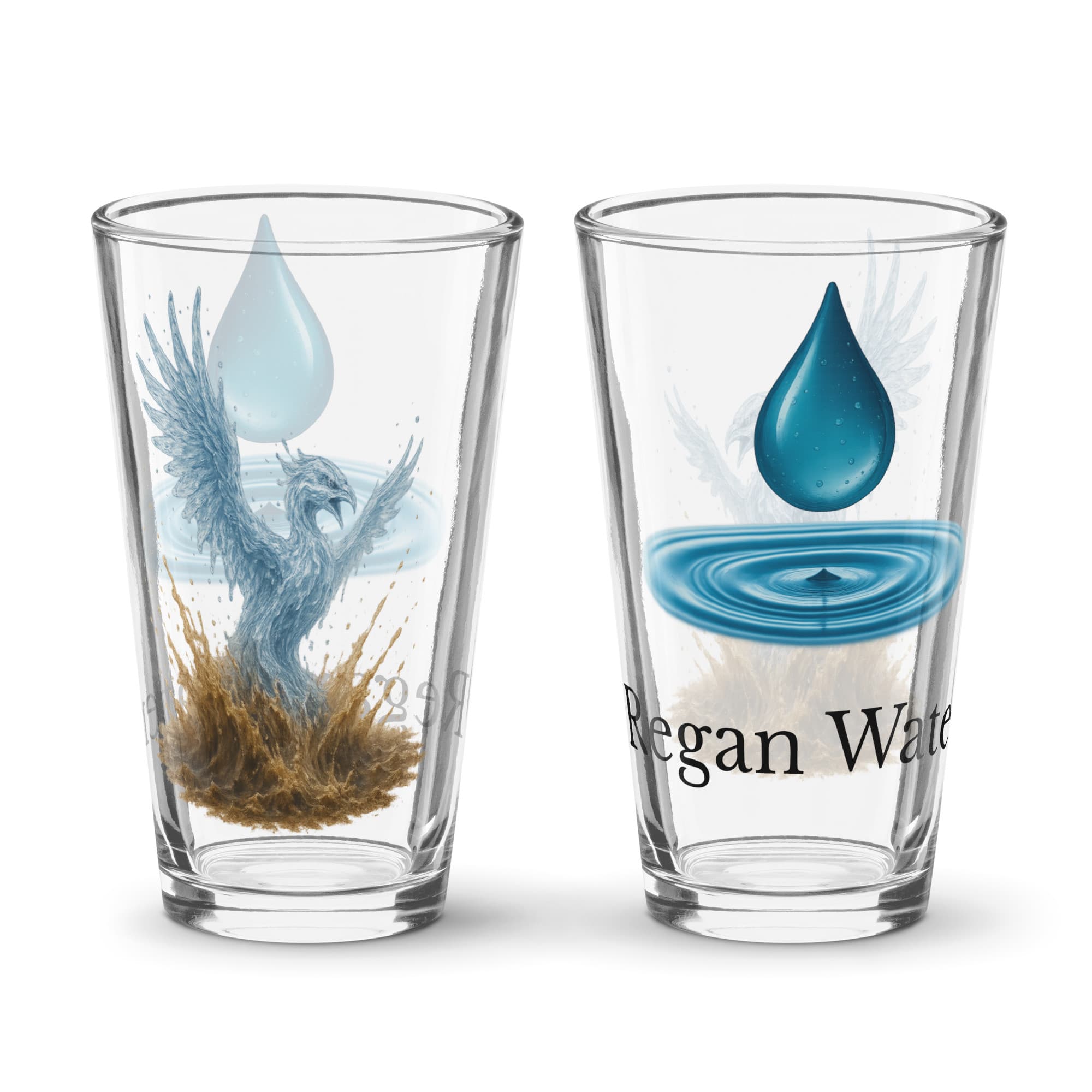 Shaker pint glass
